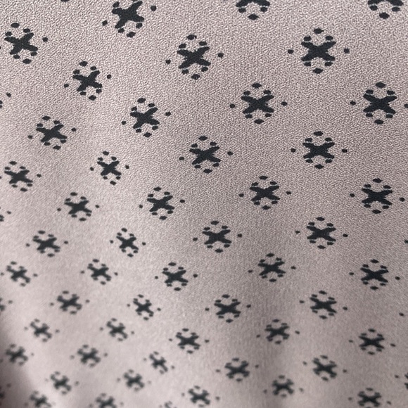 Lavender Print Blouse - Picture 3 of 3